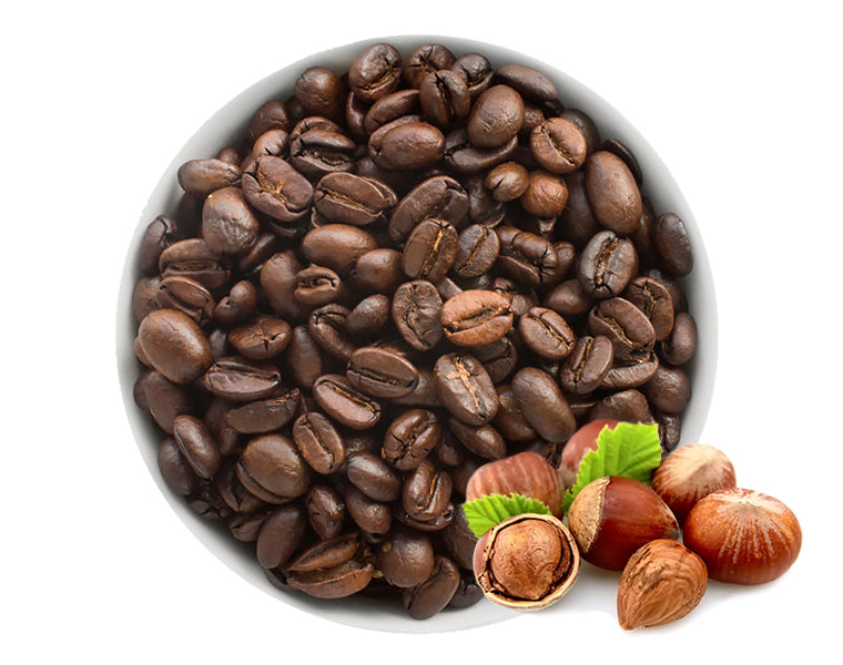 Coffee Hazelnut (Cantata) with a sweet aroma of roasted hazelnuts